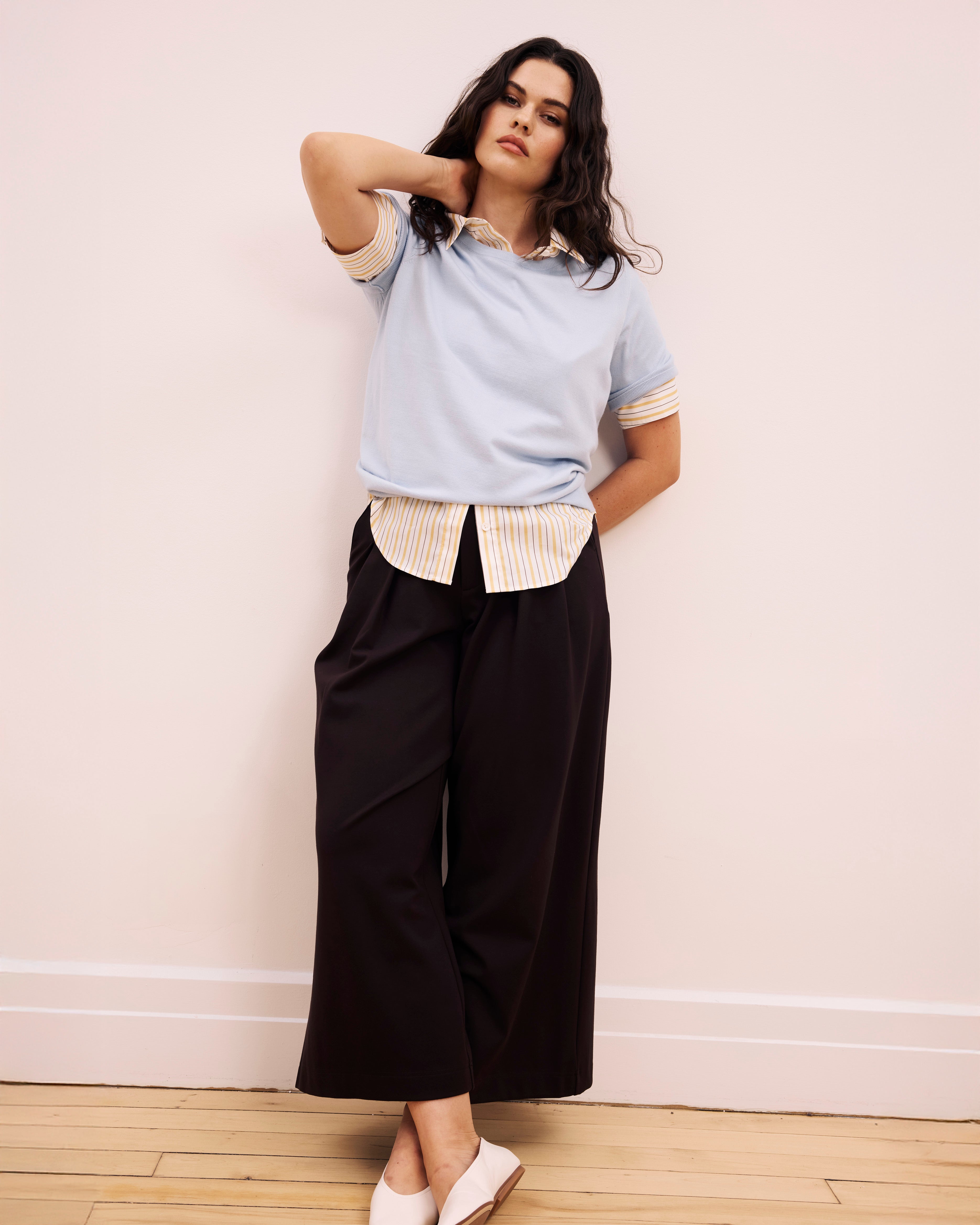 Palais Wide Leg Ponte Pants - Espresso – Universal Standard