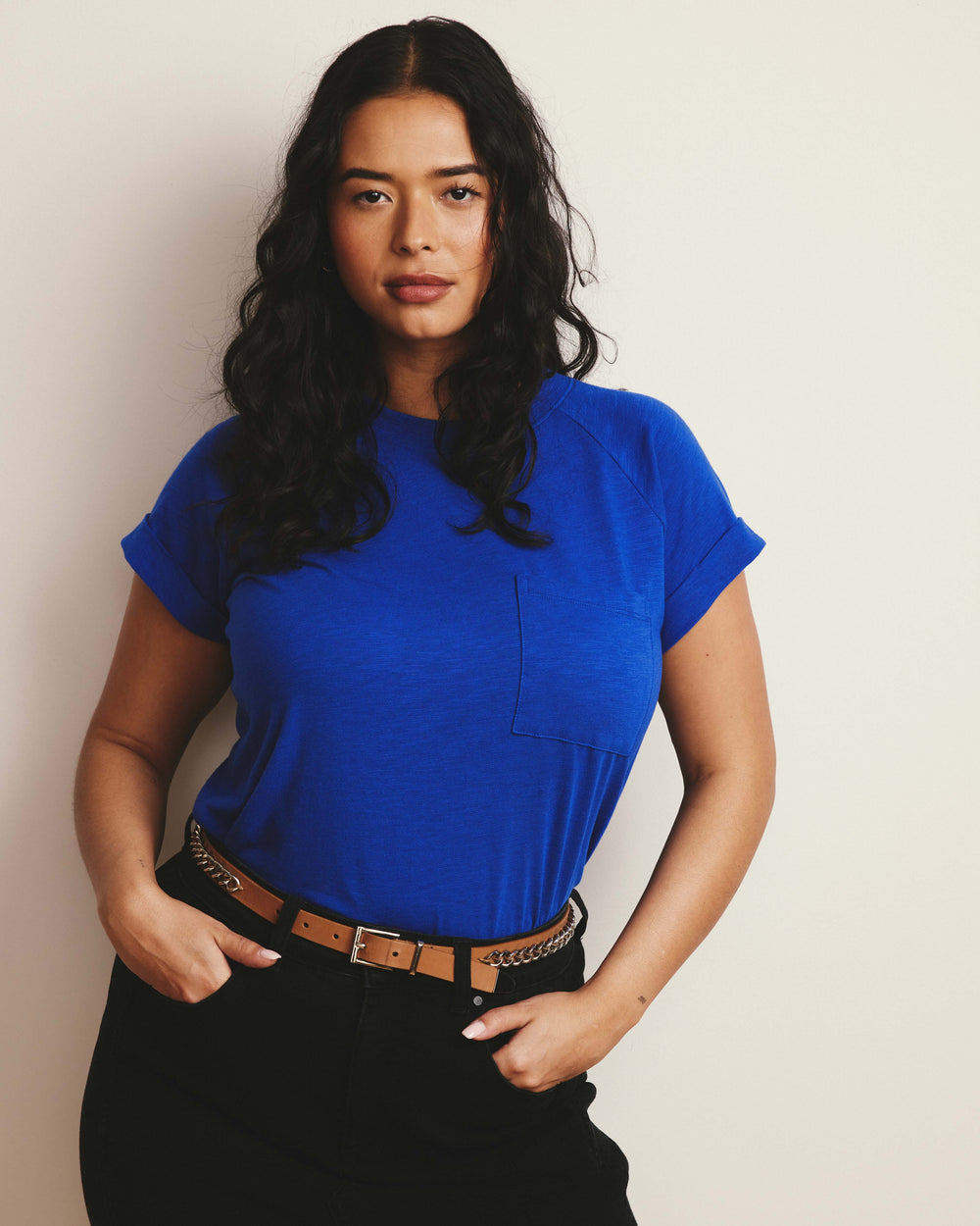 Light-As-Air Boy Tee - Ultramarine