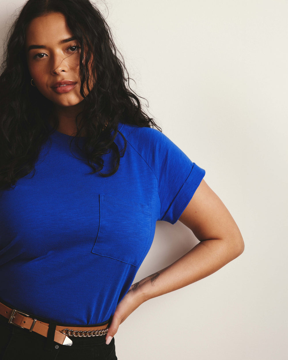 Light-As-Air Boy Tee - Ultramarine