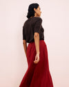 Carla Ponte Skirt - Garnet