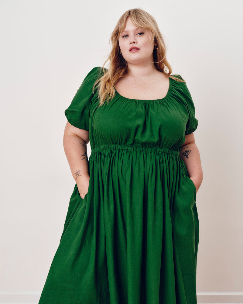 best plus size linen dresses Beth'23 Oversized Dress with Long Sleeves - wrap dresses 3 Best Non-Boring Linen Brands,