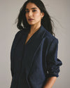 Percy Denim Look Blazer - Dark Indigo
