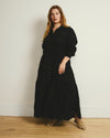 Alix Embroidered Linen Shirtdress - Black | Plus Size & Straight Size Women's Fashion | Universal Standard