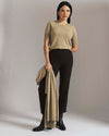 Savvy Fine Knit Sweater Top - Almond Dust | Plus Size & Straight Size Women's Fashion | Universal Standard