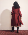 Henning x US Park Soft Trench - Deep Red