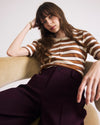 Henley Short Sleeve Ribbed Tee - Baker Street Stripe | Plus Size & Straight Size Women's Fashion | Universal Standard