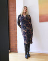 Shawl Collar Liquid Jersey Dress - Poppy Field Print | Plus Size & Straight Size Women's Fashion | Universal Standard