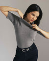 Savvy Fine Knit Turtleneck Sweater Top - Barcarolle Gray | Plus Size & Straight Size Women's Fashion | Universal Standard