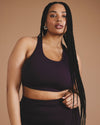 Next-to-Naked Racerback Sports Bra - Purple Jewel | Plus Size & Straight Size Women's Fashion | Universal Standard