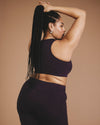 Next-to-Naked Racerback Sports Bra - Purple Jewel | Plus Size & Straight Size Women's Fashion | Universal Standard