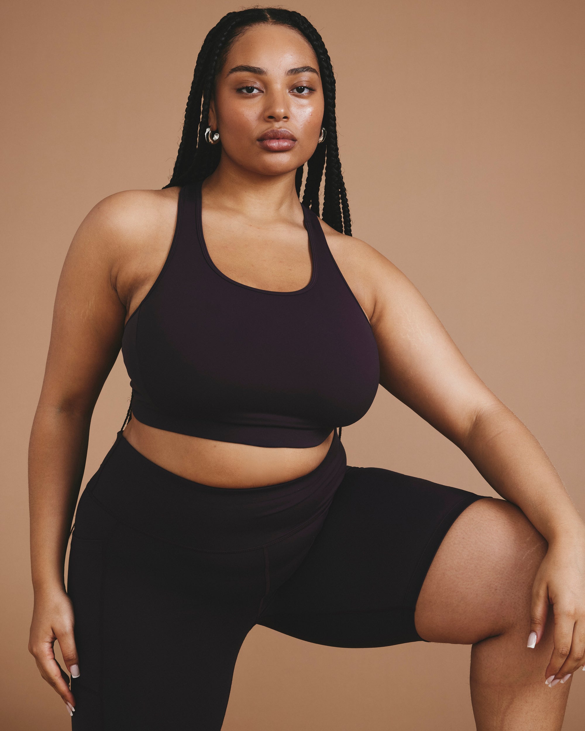 Next-to-Naked Bike Shorts - Purple Jewel | Plus Size & Straight Size Women's Fashion | Universal Standard