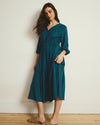 Sorrento Linen Midi Dress - Ink Blue | Plus Size & Straight Size Women's Fashion | Universal Standard