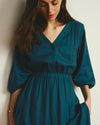 Sorrento Linen Midi Dress - Ink Blue | Plus Size & Straight Size Women's Fashion | Universal Standard