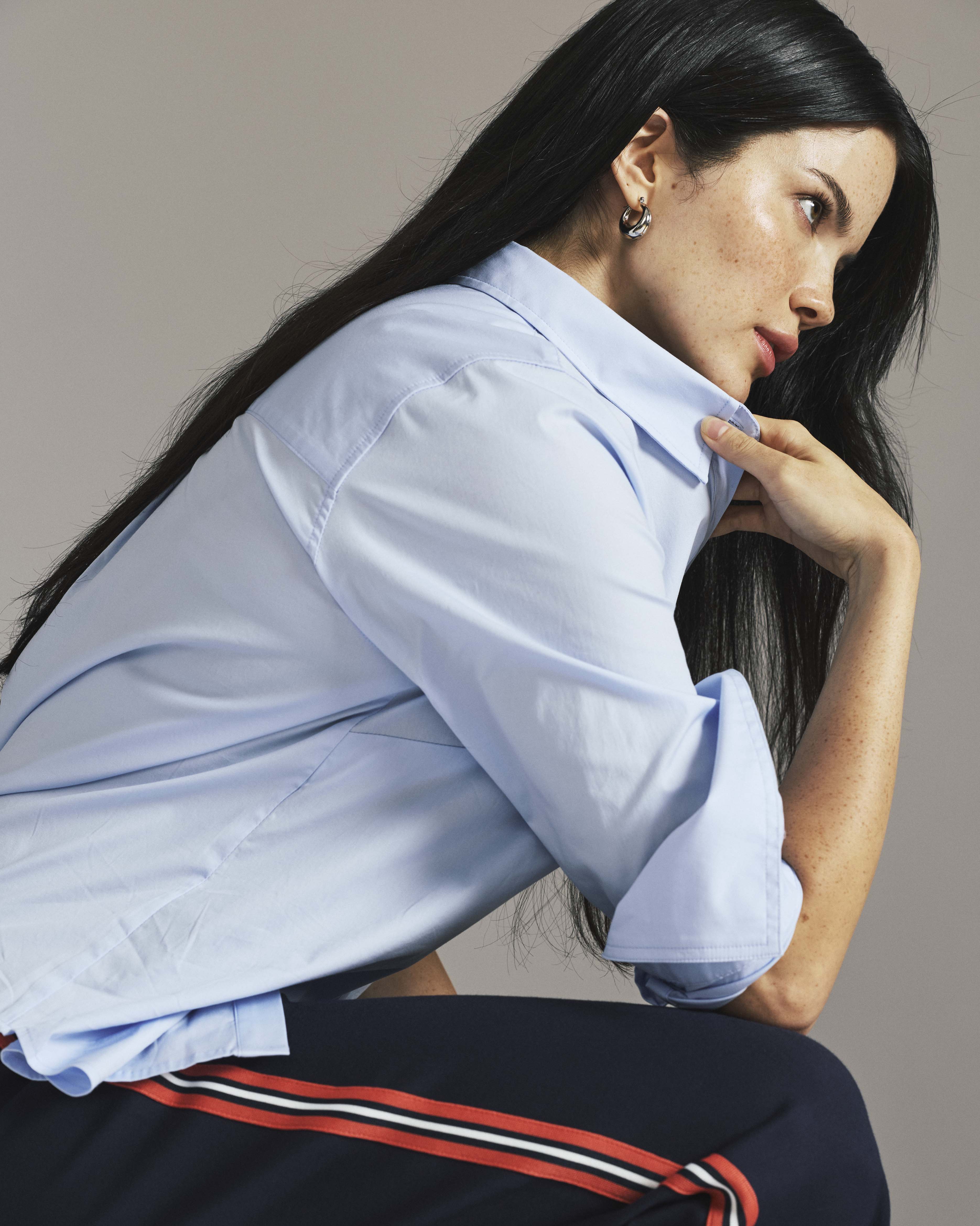 Henning x US Madison Shirt - Serene Blue – Universal Standard