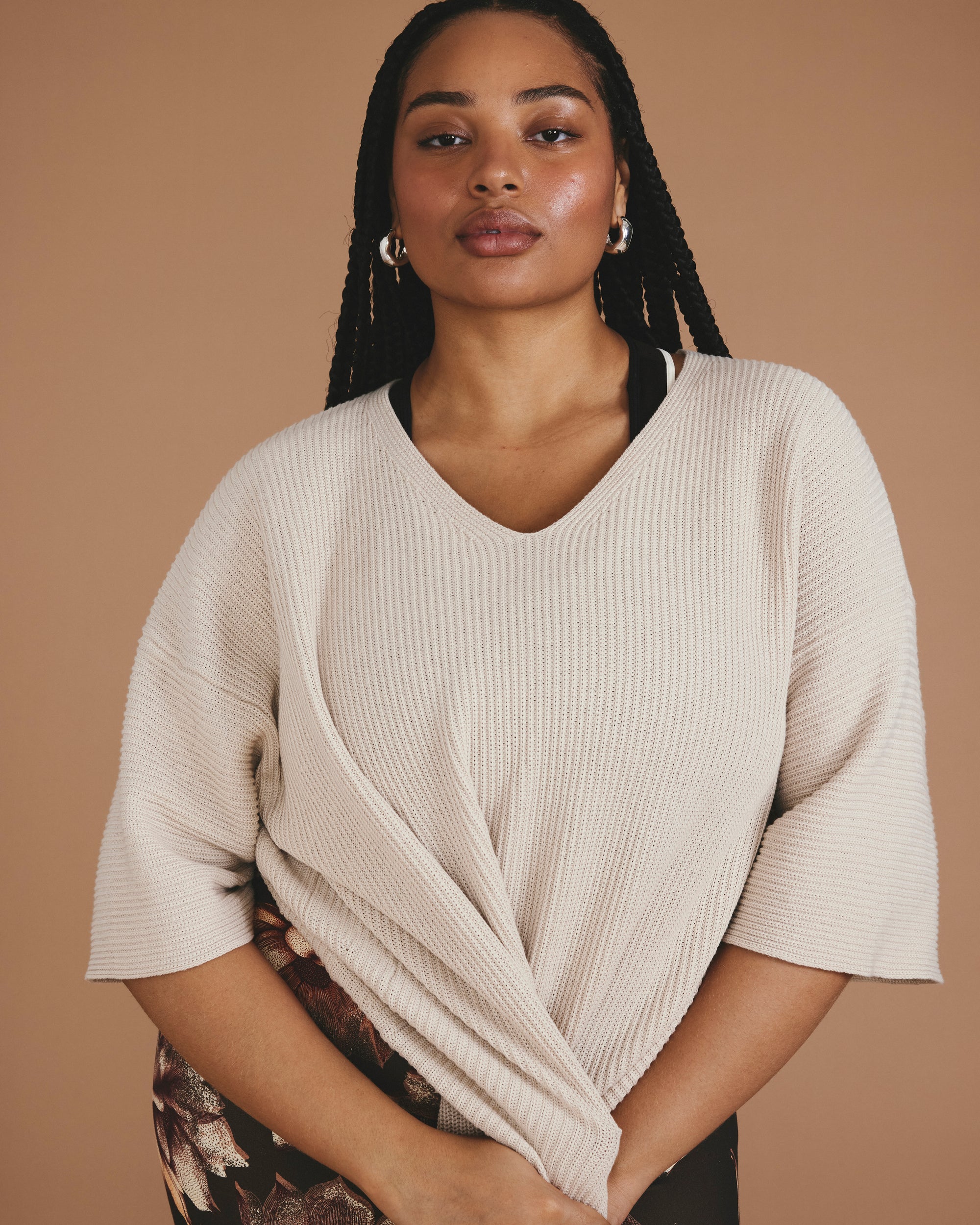 Lotus Sweater - Dove Wing | Plus Size & Straight Size Women's Fashion | Universal Standard