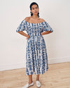 Andrea Linen Blend Dress - Rococo Beach Print | Plus Size & Straight Size Women's Fashion | Universal Standard