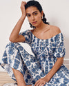 Andrea Linen Blend Dress - Rococo Beach Print | Plus Size & Straight Size Women's Fashion | Universal Standard