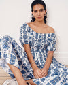 Andrea Linen Blend Dress - Rococo Beach Print | Plus Size & Straight Size Women's Fashion | Universal Standard