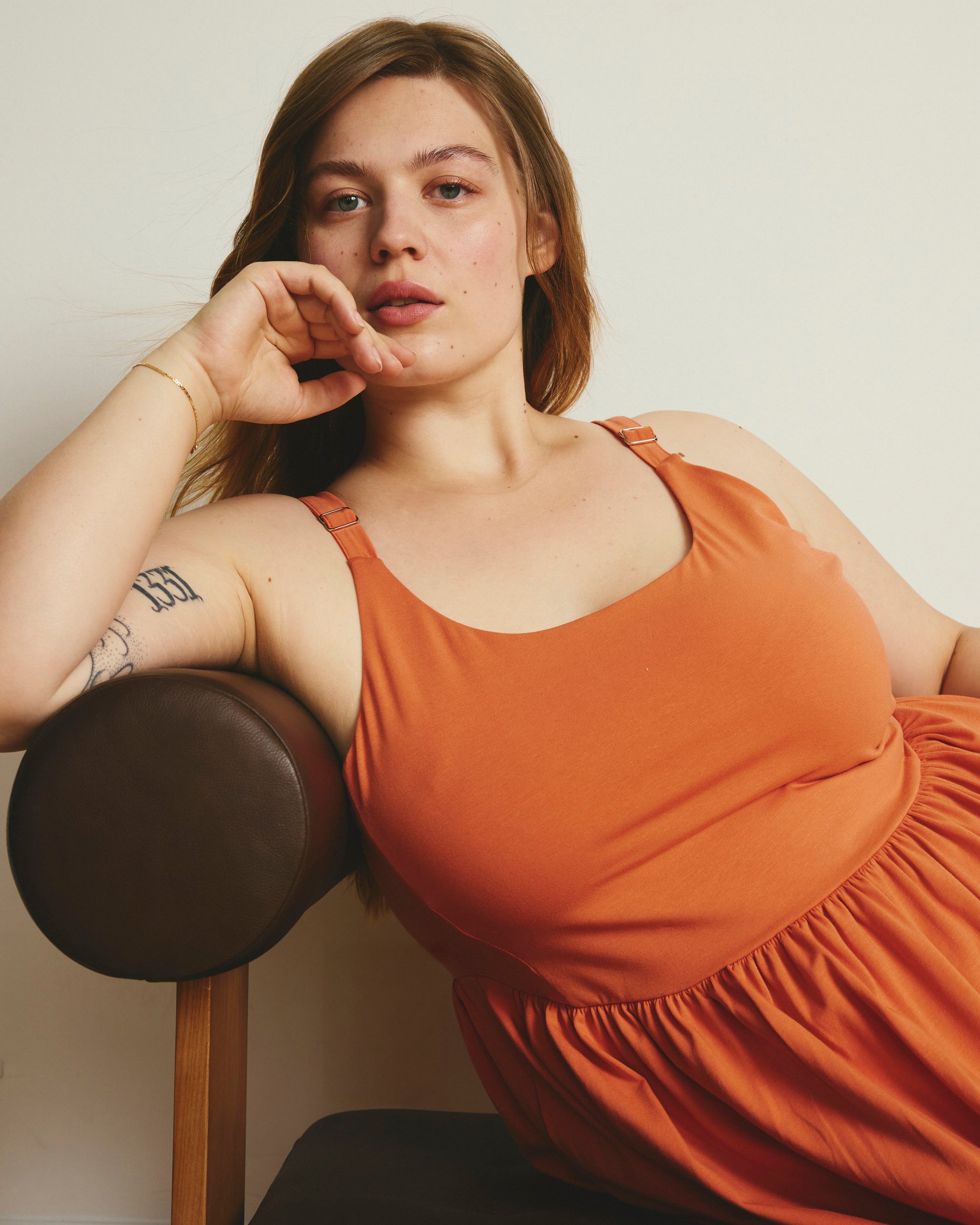 Cayo Cami Dress - Italian Orange | Plus Size & Straight Size Women's Fashion | Universal Standard
