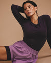 Mia Long Sleeve Movement Tee - Purple Jewel | Plus Size & Straight Size Women's Fashion | Universal Standard