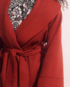 Asha Double Face Wool Blend Coat - Rustic Red | Plus Size & Straight Size Women's Fashion | Universal Standard