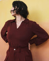 Moore Liquid Jersey Blouse - Deep Red | Plus Size & Straight Size Women's Fashion | Universal Standard