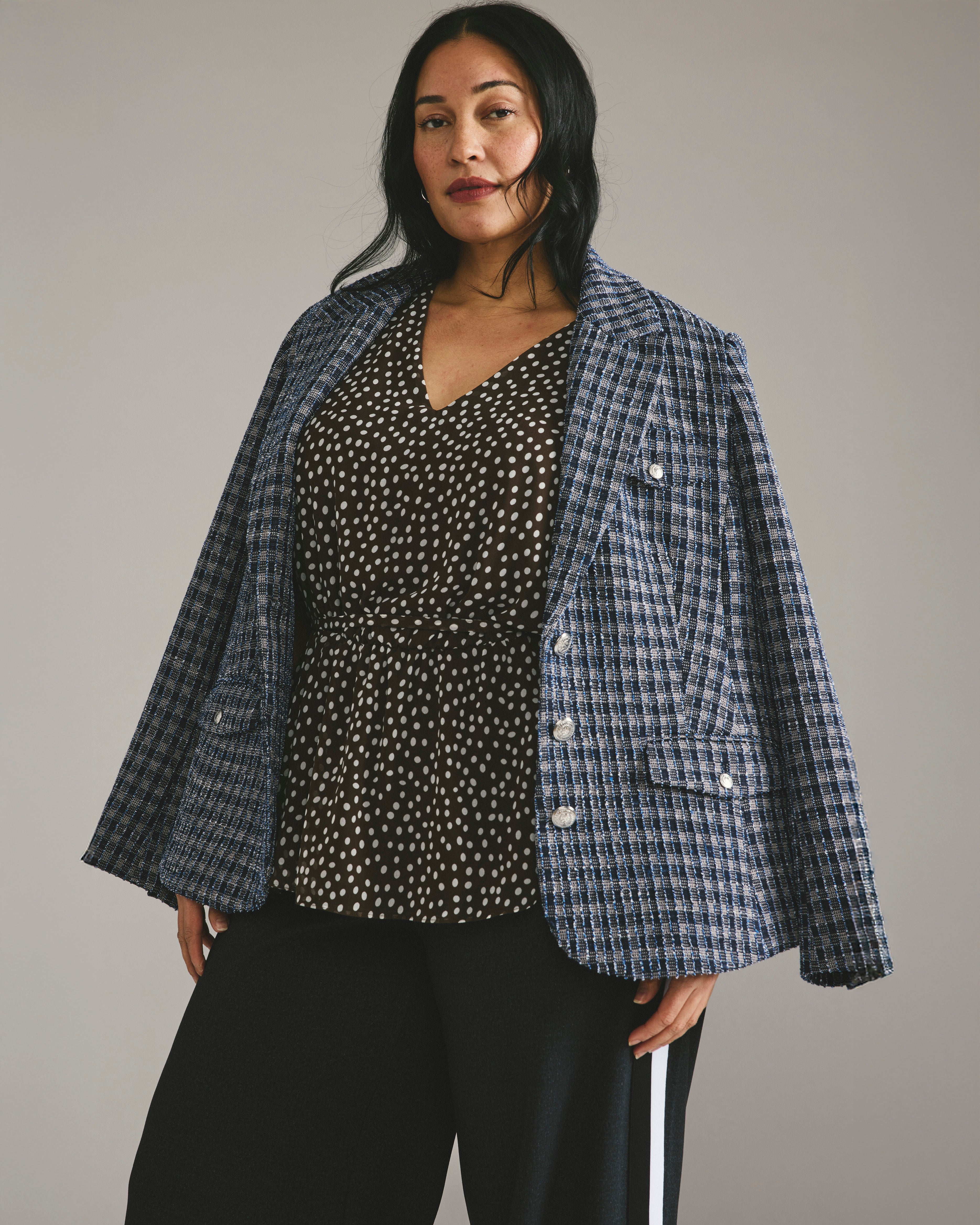 4 Pocket Ponte Blazer - French Tweed – Universal Standard