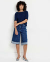 Bella Boatneck Tee - Pageant Blue | Plus Size & Straight Size Women's Fashion | Universal Standard