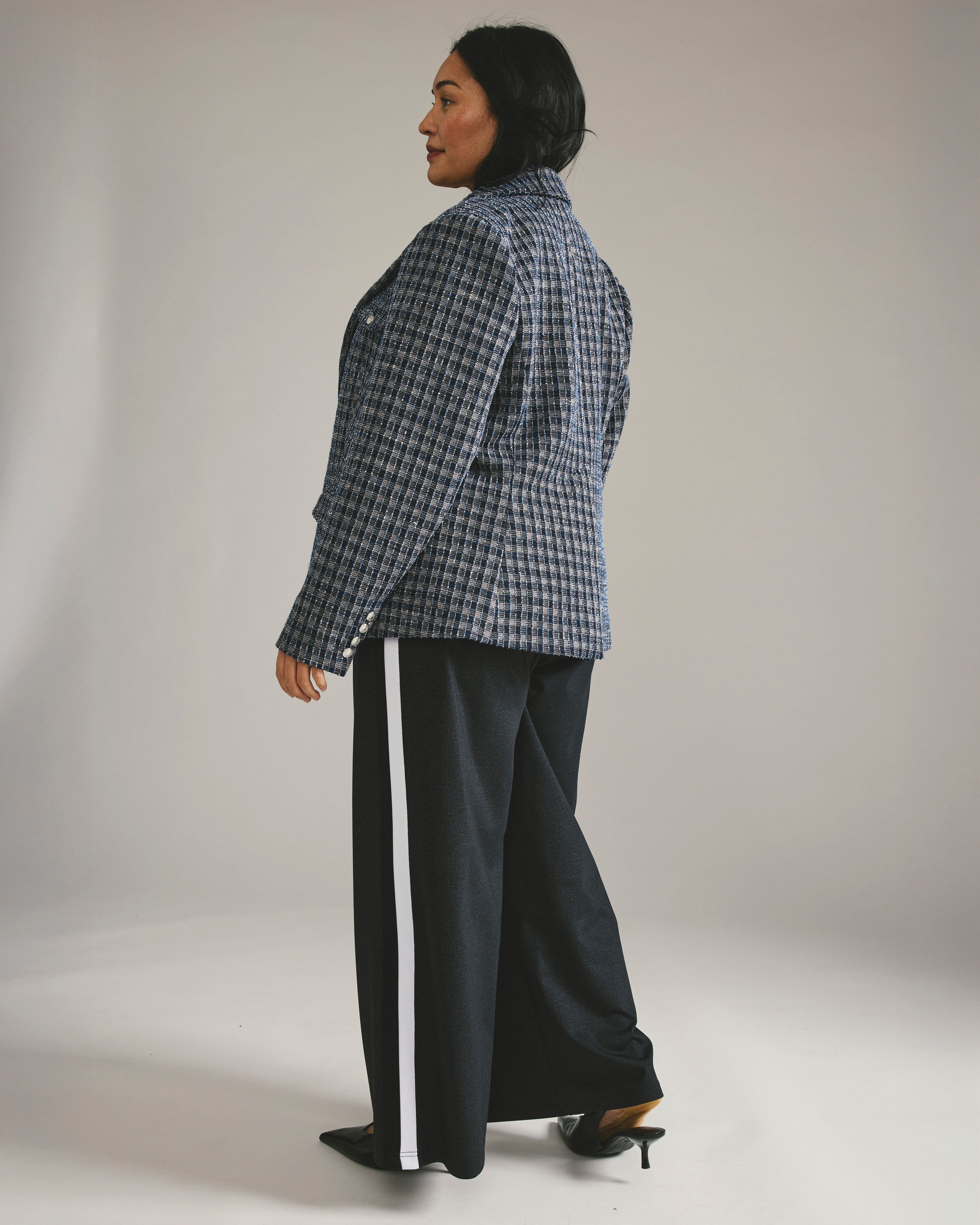 DRAWER 24FW レザーポケットジャケット　ネイビー36 4 Pocket Ponte Blazer - French Tweed – Universal Standard