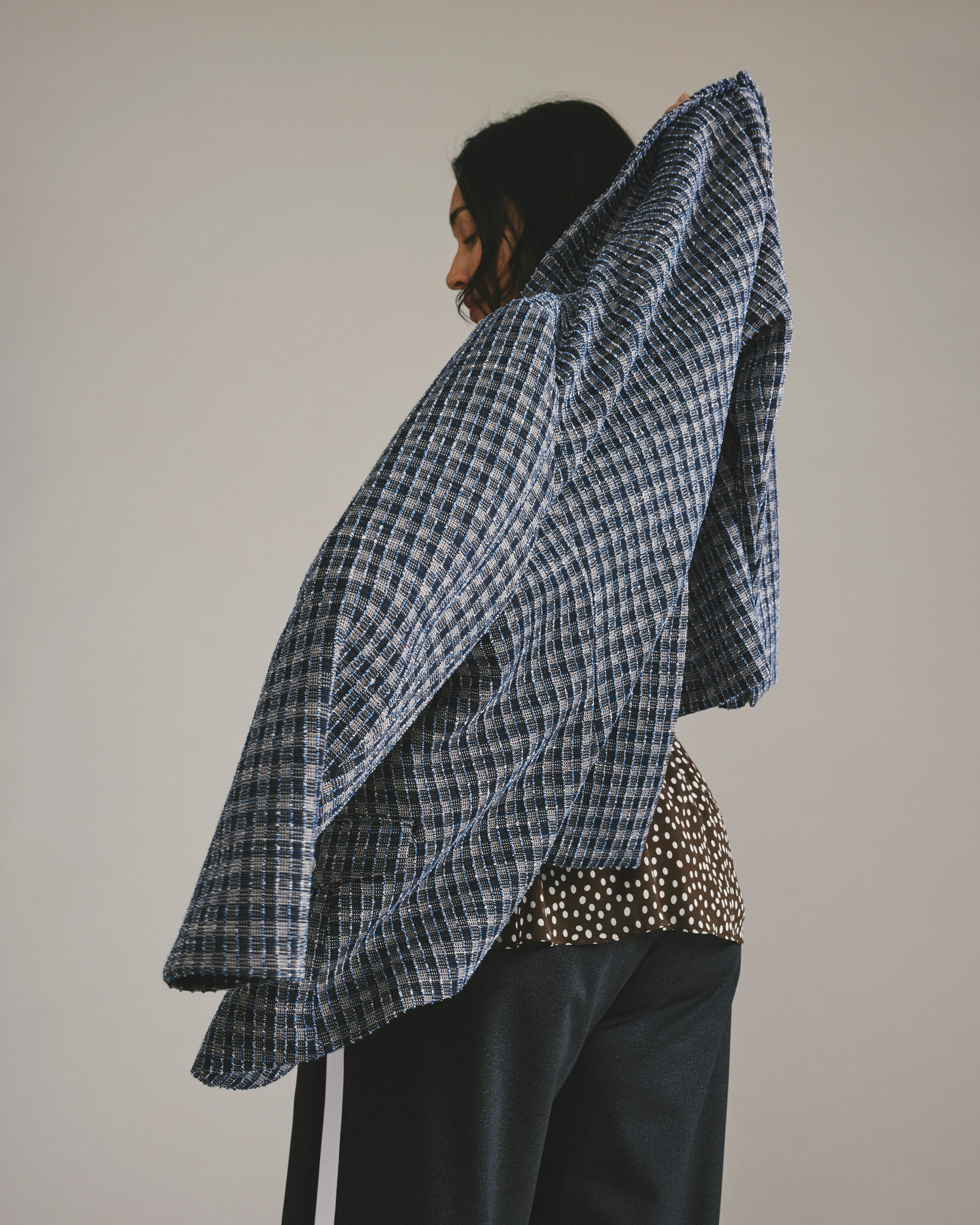 DRAWER 24FW レザーポケットジャケット　ネイビー36 4 Pocket Ponte Blazer - French Tweed – Universal Standard