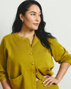 Gabrielle Button-Front Cardigan - Martini Olive