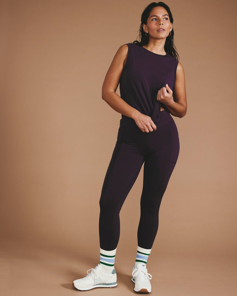 Next-to-Naked Pocket Legging - Purple Jewel | Plus Size & Straight Size Women's Fashion | Universal Standard