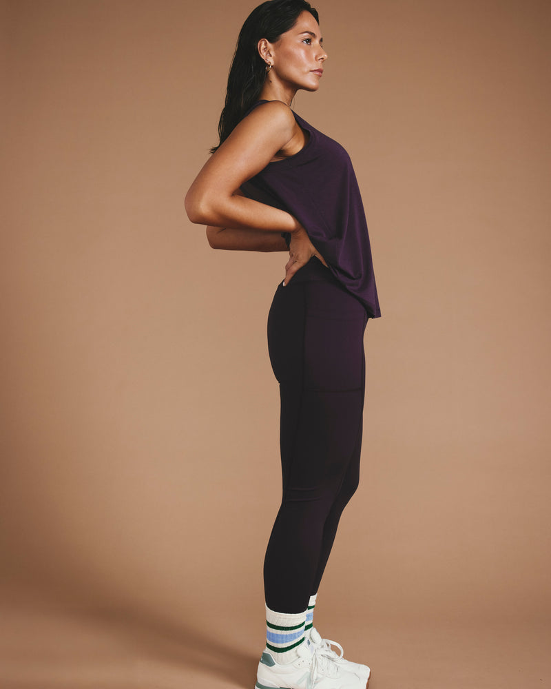 Next-to-Naked Pocket Legging - Purple Jewel | Plus Size & Straight Size Women's Fashion | Universal Standard