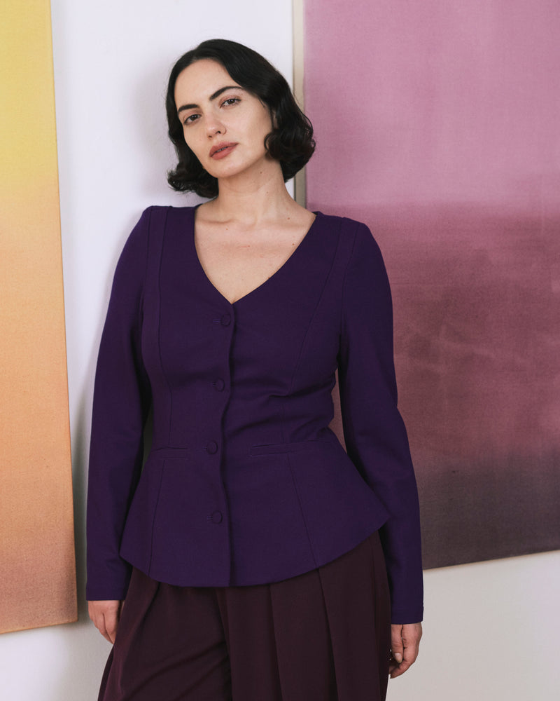Statement Tailored Ponte Top - Supernova | Plus Size & Straight Size Women's Fashion | Universal Standard