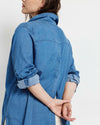 Button Back Tencel Chambray Shirt - Cove Blue | Plus Size & Straight Size Women's Fashion | Universal Standard