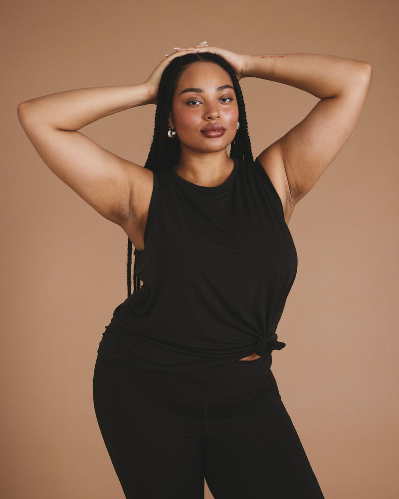 Mia Movement Tank - Deep Brown | Plus Size & Straight Size Women's Fashion | Universal Standard