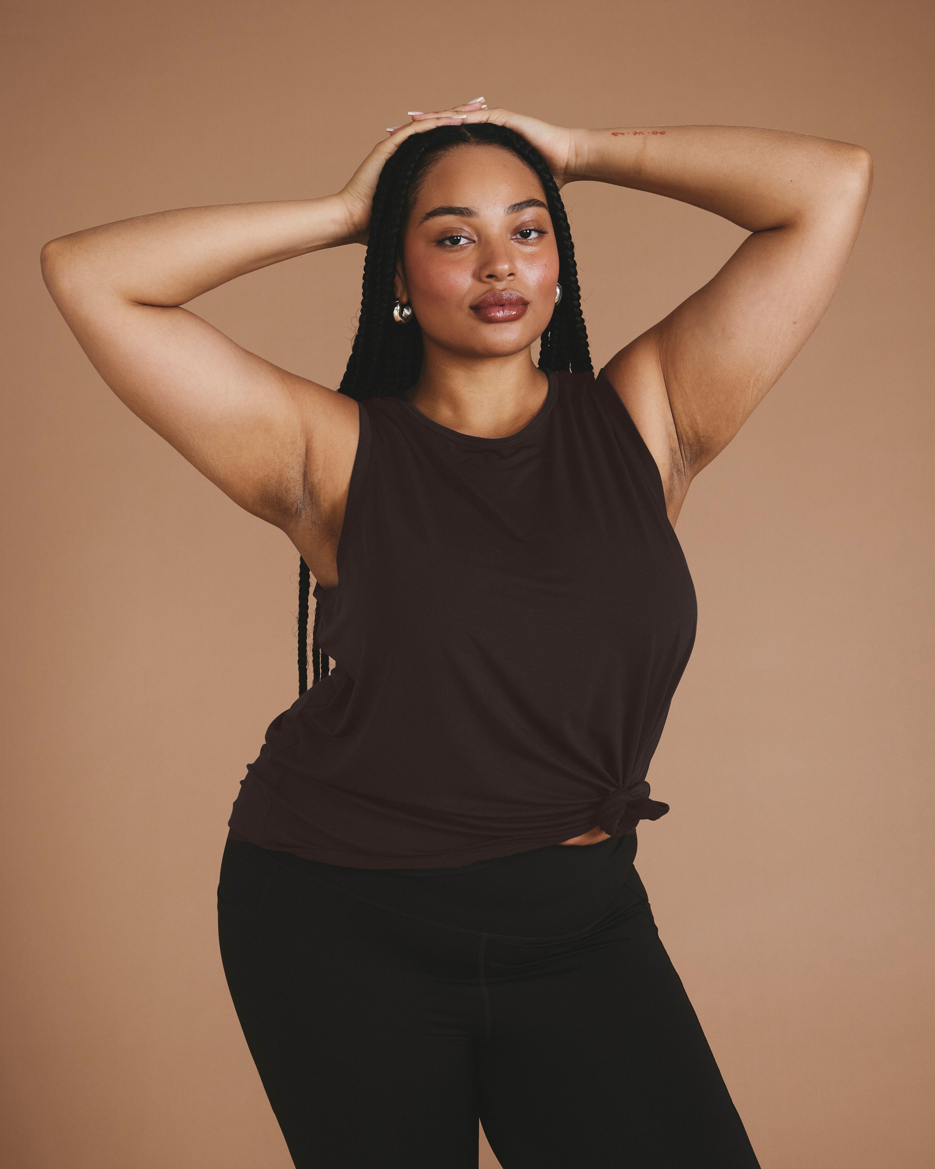 Mia Movement Tank - Deep Brown | Plus Size & Straight Size Women's Fashion | Universal Standard