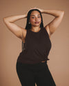 Mia Movement Tank - Deep Brown | Plus Size & Straight Size Women's Fashion | Universal Standard
