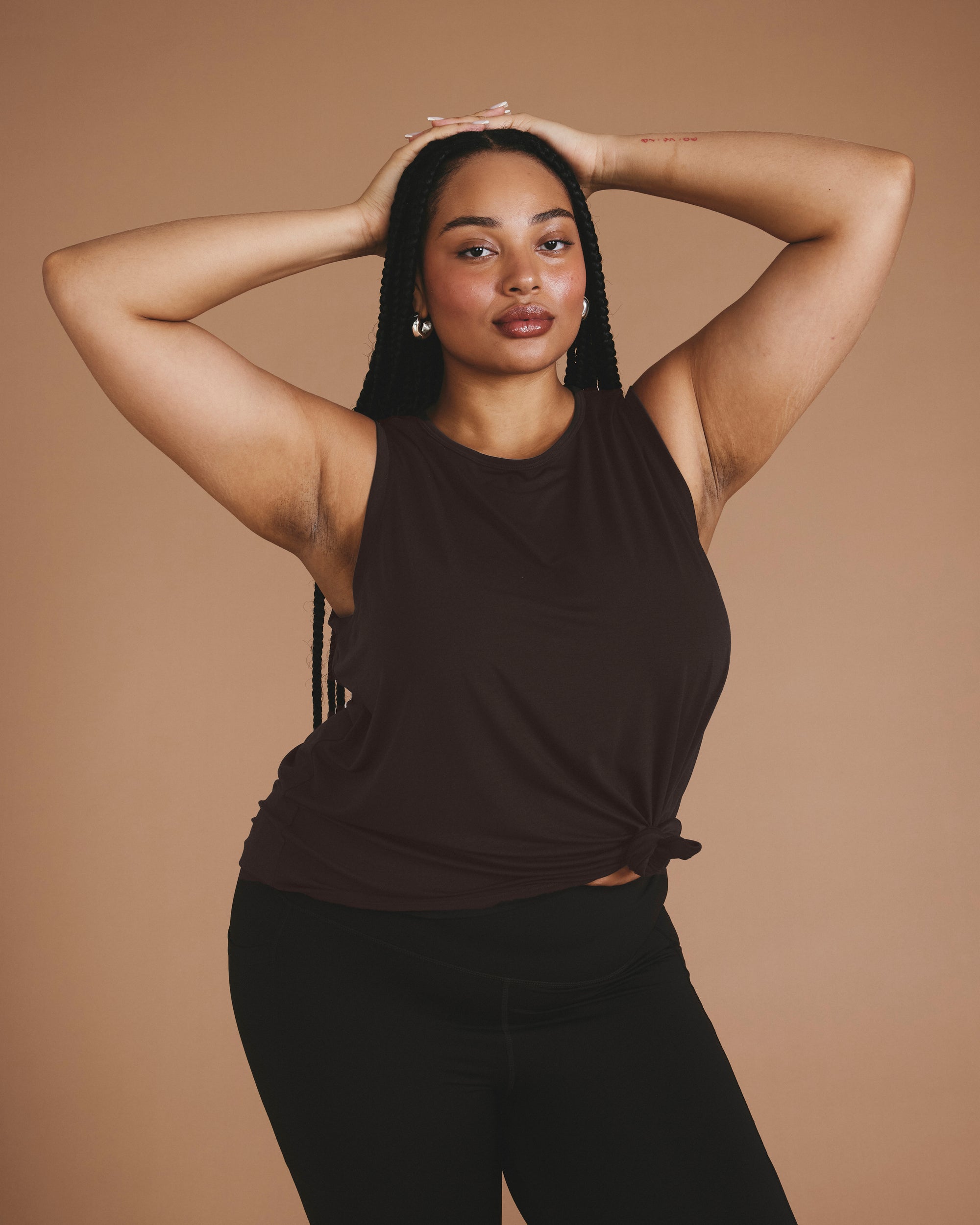 Mia Movement Tank - Deep Brown | Plus Size & Straight Size Women's Fashion | Universal Standard
