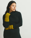 Arly Wrap Neck Sweater - Green Gemstone