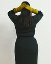 Risa Sweater Skirt - Green Gemstone