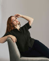 Soft Spun Short Sleeve Cardigan - Deep Moss | Plus Size & Straight Size Women's Fashion | Universal Standard