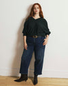 Savvy Fine Knit Sweater Blouse - Green Gemstone | Plus Size & Straight Size Women's Fashion | Universal Standard