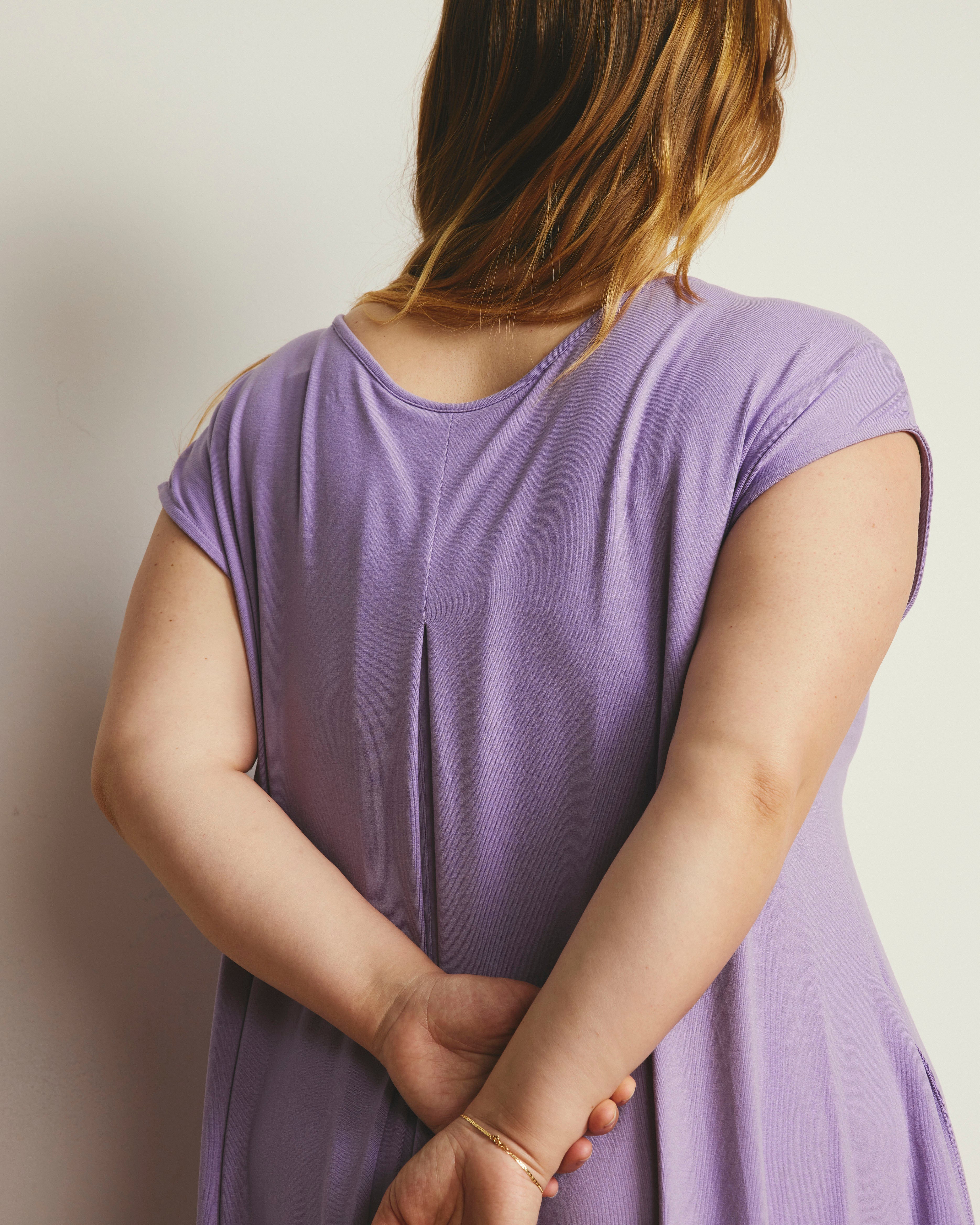 Capri Divine Jersey Flared Dress - Spring Iris – Universal Standard