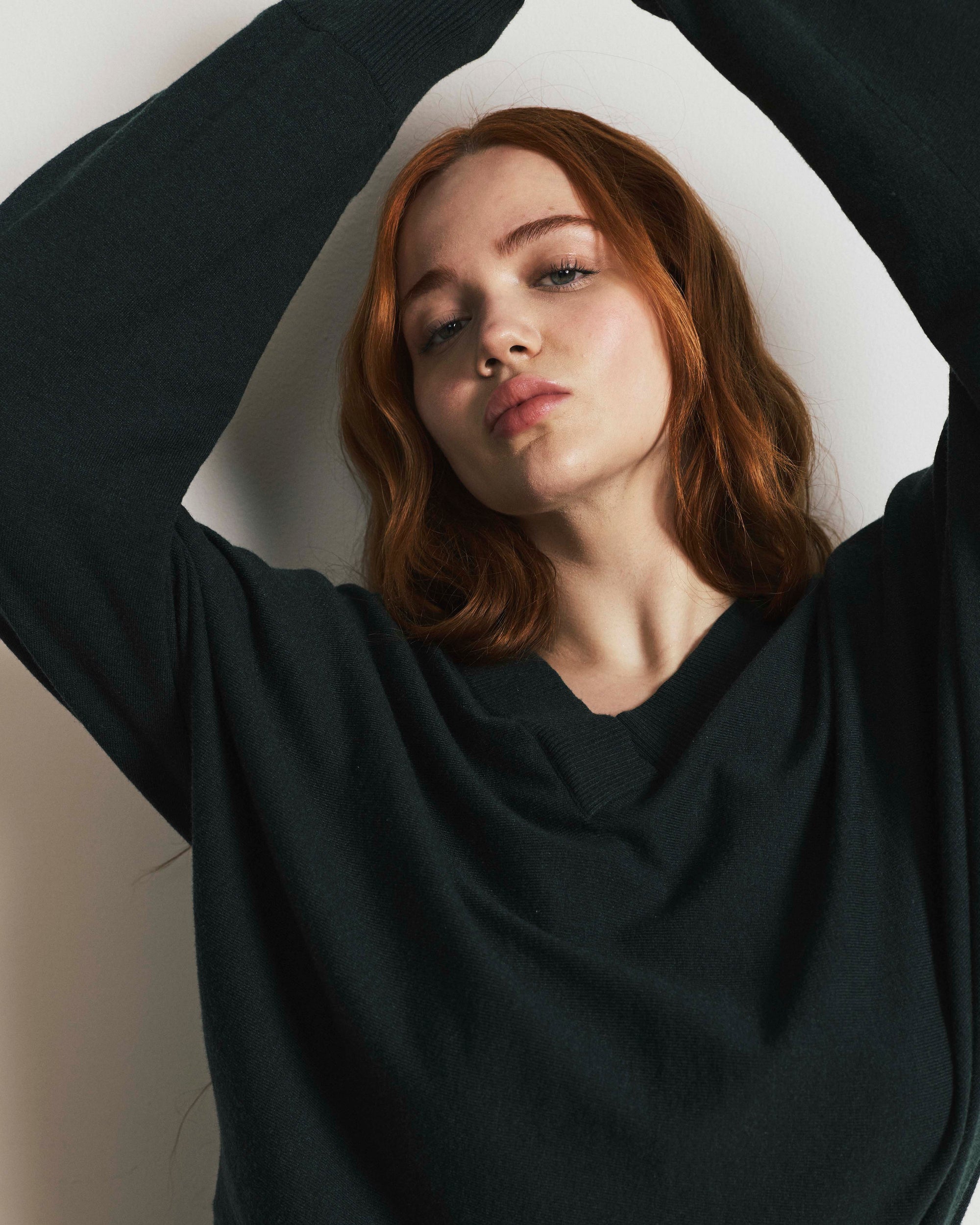 Savvy Fine Knit Sweater Blouse - Green Gemstone | Plus Size & Straight Size Women's Fashion | Universal Standard
