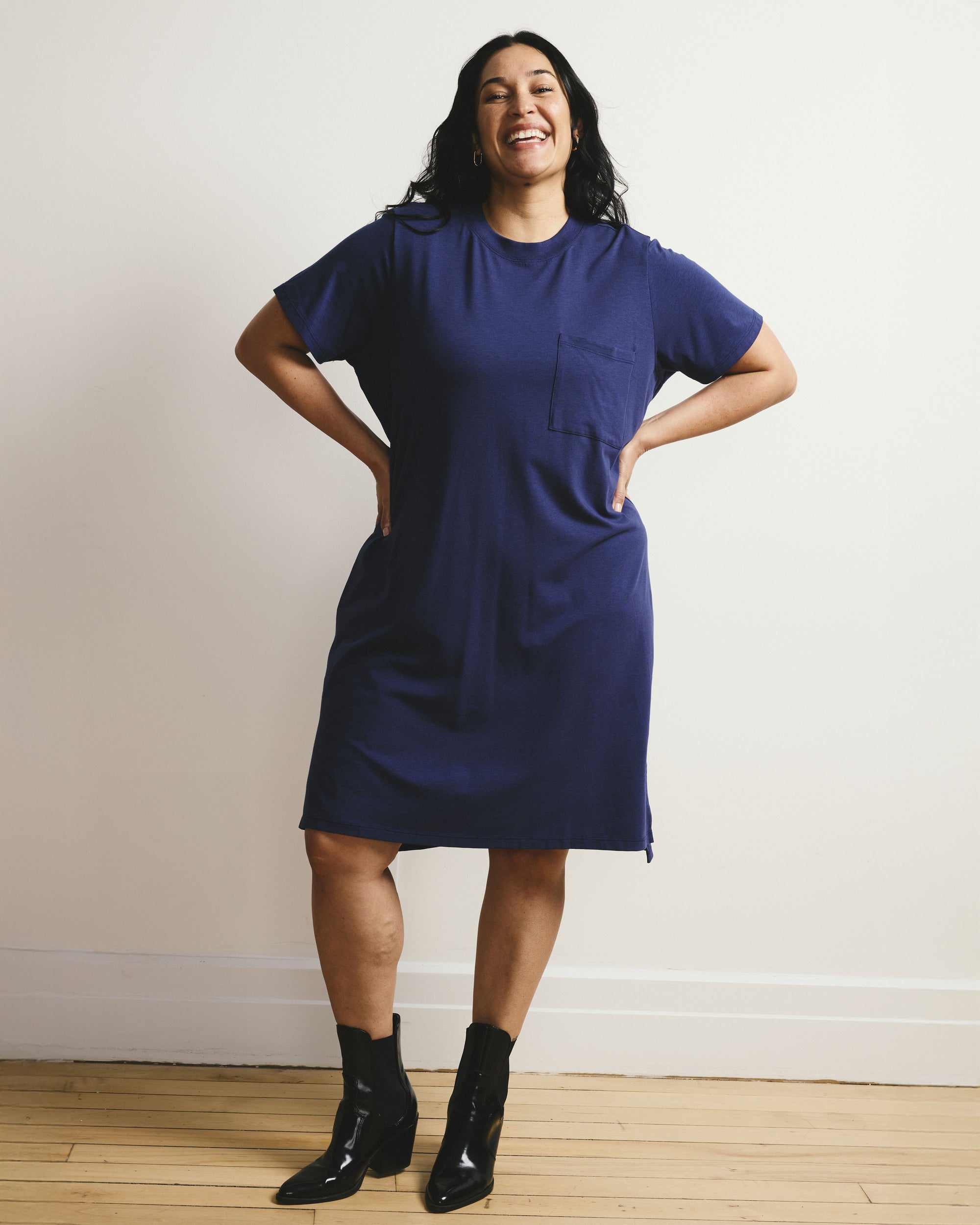 Garcon Tee Dress - Classic Navy Universal Standard Garcon Tee Dress - Classic Navy Universal Standard