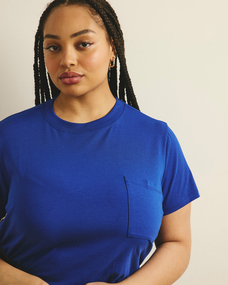 Garcon Tee - Lapis | Plus Size & Straight Size Women's Fashion | Universal Standard
