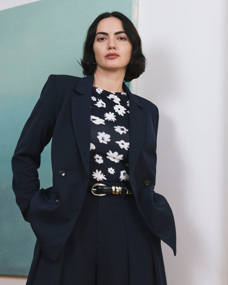 All Day Warren Double Breasted Blazer - Navy | Plus Size & Straight Size Women's Fashion | Universal Standard