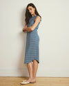 Cai High Neck Tank Dress - Ink Blue/White Stripe | Plus Size & Straight Size Women's Fashion | Universal Standard