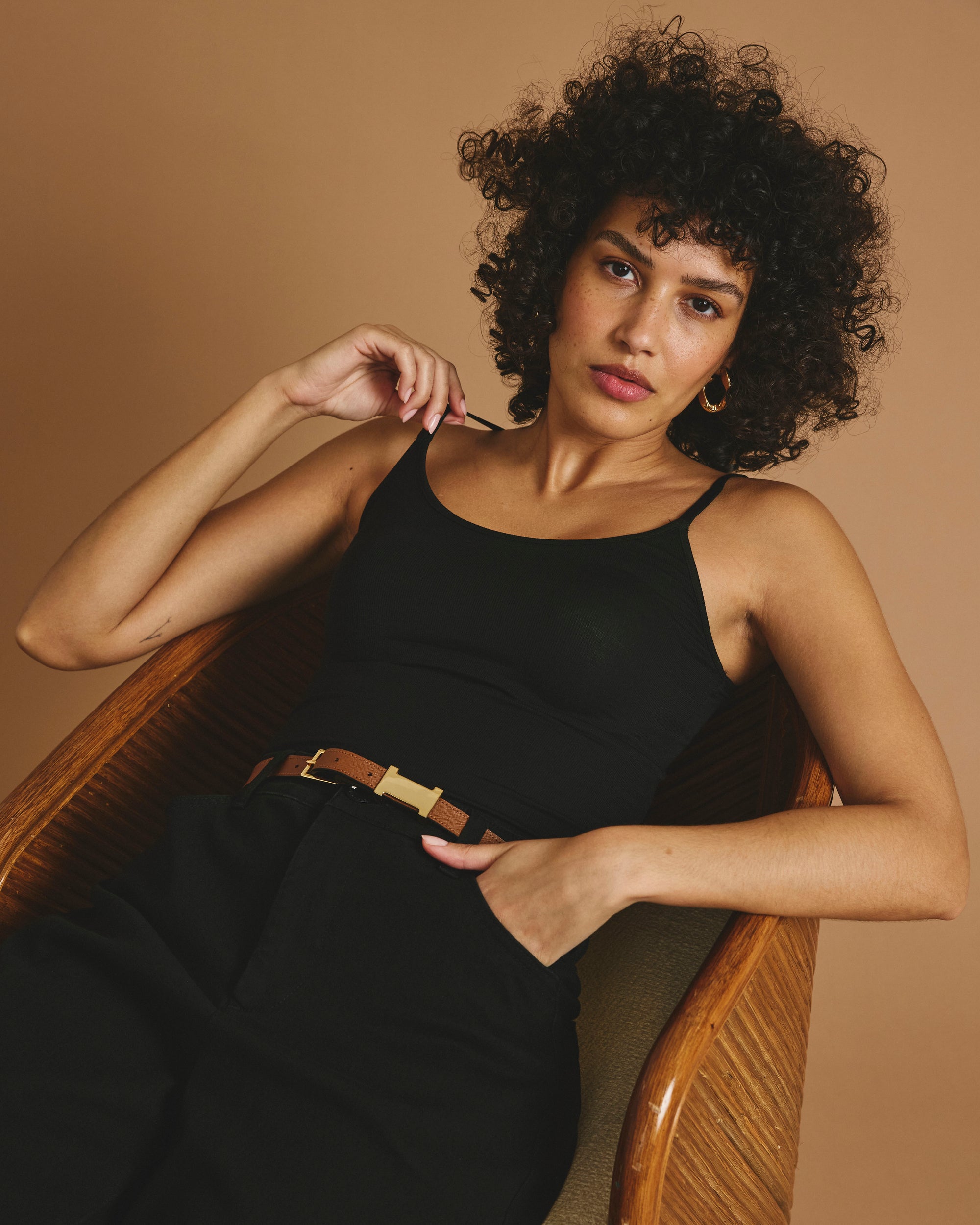 Cloud Rib Camisole - Black | Plus Size & Straight Size Women's Fashion | Universal Standard